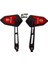 Motosiklet Ayna Universal Kırmızı Ayarlama Vidalı 8mm 10MM 1