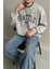 Erkek Seattle Baskılı Oversize Sweatshirt 2