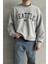 Erkek Seattle Baskılı Oversize Sweatshirt 3