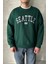 Erkek Seattle Baskılı Oversize Sweatshirt 2