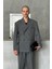 Erkek Oversize Rahat Kalıp Kruvaze Takım Elbise 4