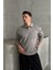 Erkek Polo Yaka Fitilli Oversize Triko Kazak 1