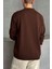 Erkek Polo Yaka Fitilli Oversize Triko Kazak 4