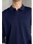 Erkek Polo Yaka Fitilli Oversize Triko Kazak 3
