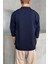 Erkek Polo Yaka Fitilli Oversize Triko Kazak 4