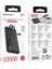 10000MAH PD20W 22.5W Qc3.0 37WH Dahili Kablolu Güç Bankası Powerbank iPhone ile Uyumlu Şarj Seviyesi LED Gösterli Kompak ve Modern Tasarım BJ57 3