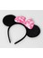 Pembe Fiyonklu Minnie Mouse Tacı Mini Kulak - 3