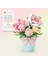 Moc Sevimli Buket Çiçekler Etli Flowerpot Bitki Kar Lotus Gül Zambak Modeli Yapı Taşları Setler Tuğlalar Oyuncak Şehir Rengi: Yok Kutu 230PCS (Yurt Dışından) 1