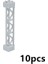 Yapı Taşları Bölüm 10PCS Moc Sütunlar Tuğlalar 2X2X10 Destek Temel Köprü Sütun Kirdir Braket Sütun Oyuncakları Uyumlu 95347 Rolor: 16X32 Clear White (Yurt Dışından) 1
