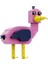 Banban Tuğlalarından Gobricks Garten Green Green Baş Canavar Flamingo Moc Model Yapı Taşları Çocukların Eğitim Hediyeleri Renk: Flamingo (Yurt Dışından) 1