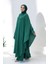 Tunik, Pantolon ve Abaya Üçlü Takım 8663 Zümrüt 3
