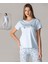 Kısa Kol Yazlık Pijama Takımı Viskon Alperi 780-24 3