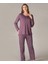 Uzun Kol Mevsimlik Pijama Takımı Viskon Alperi 790-35 4