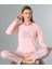 Uzun Kol Mevsimlik Pijama Takımı Viskon Alperi 790-50 3