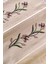 Etamin Nakışlı Jakarlı Kadife El Yüz Havlusu - 50x90 cm- Kapuçino 2
