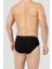 Erkek Bambu Slip Külot Düz Siyah 3'lü Paket 4