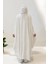 Tunik, Pantolon ve Abaya Üçlü Takım 8663 Ekru 2