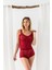 Devore Transparan Atlet, Boxer Takım Bordo (MGP31833) 1