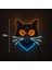Uv Baskılı Neon LED Kedi Dekor | Duvar Dekorasyonu 1