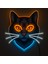 Uv Baskılı Neon LED Kedi Dekor | Duvar Dekorasyonu 2