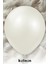 Aura Collection Ivory White Balon (Fildişi Beyazı) - 12 Inç - 10 Adet 2