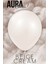 Aura Collection Beige Cream Balon (Bej Krem) - 12 Inç - 10 Adet 1