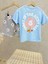 Kabartma Baskılı T-Shirt Müslin Çiçekli Şort Ikili Kız Çocuk Alt Üst Takım 2
