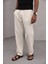 Rahat Kesim Düz Paça %100 Cotton Bağcıklı Erkek Pantolon 2