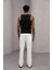 Rahat Kesim Düz Paça %100 Cotton Bağcıklı Erkek Pantolon 3