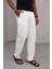 Rahat Kesim Düz Paça %100 Cotton Bağcıklı Erkek Pantolon 4