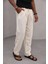 Rahat Kesim Düz Paça %100 Cotton Bağcıklı Erkek Pantolon 3
