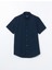 Lcwaıkıkı Classic Regular Fit Kısa Kollu Armürlü Erkek Gömlek (S5) 5