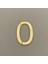 Kapı Daire Numarası 1 mm Gold Ayna Pleksi Yapışkanlı No - 0 Sıfır 1