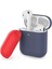 Airpods Kılıf Airpods1-2 Nesil Uyumlu Yedek Kapak Hediyeli Silikon Mat Kılıf Pt-38 Lacivert Mavi 3