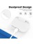 Apple Airpods Pro 2 Kılıf, Tam Koruyucu Özellikli Yumuşak Silikon Airpods Aksesuar Kılıf Apple ile Uyumlu Airpods,kadın Erkek, Anahtarlıklı Kablosuz ve Kablolu Şarj Özellikli Kılıfı, Beyaz 3