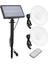 XF-707-2 Kumandalı Solar Panelli 2 Power Ledli Çiftli Projektör Lambası XF-707-2 1