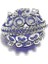 Takı Yapımı 2 Adet 925 Ayar Desenli Gümüş Top Boncuk 8 mm 3.20 Gram No. 6490 2