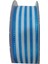 Tafta Çizgi Desen Kurdele 25 mm Mavi 2 Metre 2