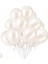 Metalik Balon Beyaz 10 Adet 1