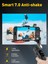 iPhone 15/14/13 Pro Max Android Için 3 Eksenli Gimbal Sabitleyici, Dolgu Işığı ile Katlanabilir 2