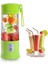 Taşınabilir Yeşil Şarjlı Portatif El Blenderi 380 ml 2
