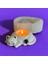 Uyuklayan Kedi Tealight Mumluk Silikon Kalıp 3