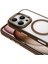 Apple iPhone 16 Pro Max ile Uyumlu Kılıf Rose Brown Delexo Kablosuz Şarj Özellikli Kapak (Apple iPhone 16 Pro Max ile Uyumlu, Rose Brown) 3