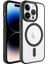 Apple iPhone 14 Pro Max ile Uyumlu Kılıf Siyah Delexo Kablosuz Şarj Özellikli Kapak (Apple iPhone 14 Pro Max ile Uyumlu, Siyah) 1
