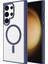 Samsung Galaxy S24 Ultra ile Uyumlu Kılıf Lacivert Delexo Kablosuz Şarj Özellikli Kapak (Samsung Galaxy S24 Ultra ile Uyumlu, Lacivert) 2