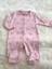 Kız Bebek %100 Pamuk Minnie Mouse Desenli 3-6 -9 Ay Tulum 2