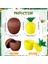 Ananas & Hindistan Cevizi Tasarımlı Pipetli Bardak Seti (6 Adet) 1