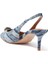 Klasik Şıklık Sunan Denim Slingback Topuklu Ayakkabı 3