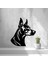 Doberman Duvar Sanatı / Duvar Dövmesi P944066 Sadece Plastik Aparattır. Sadece Plastik Aparattır. 3