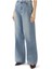 Yüksek Bel Geniş Paça Denim Pantolon 5